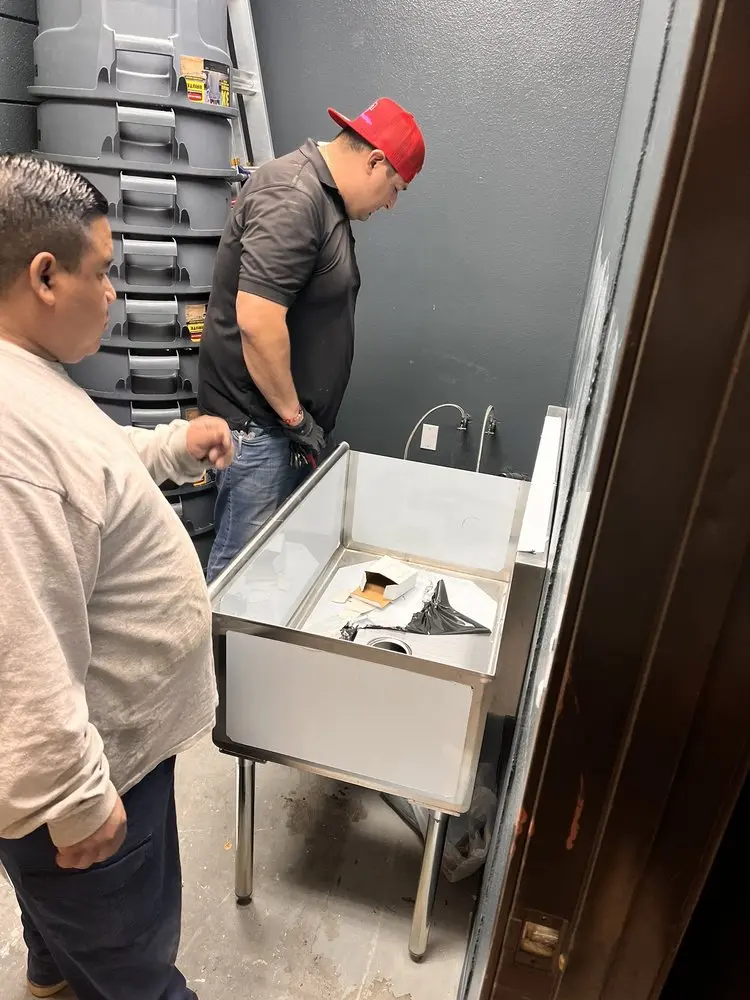 Commercial plumbing and sink installation in Folcroft